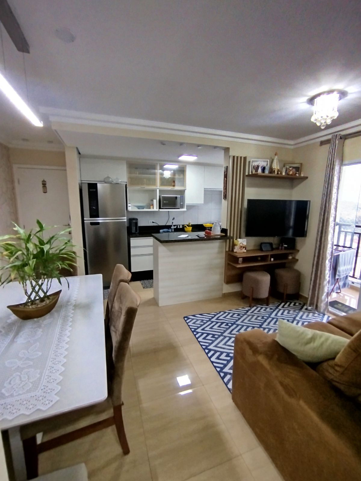 Apartamento com sacada à venda na Vila Guarani em Mauá