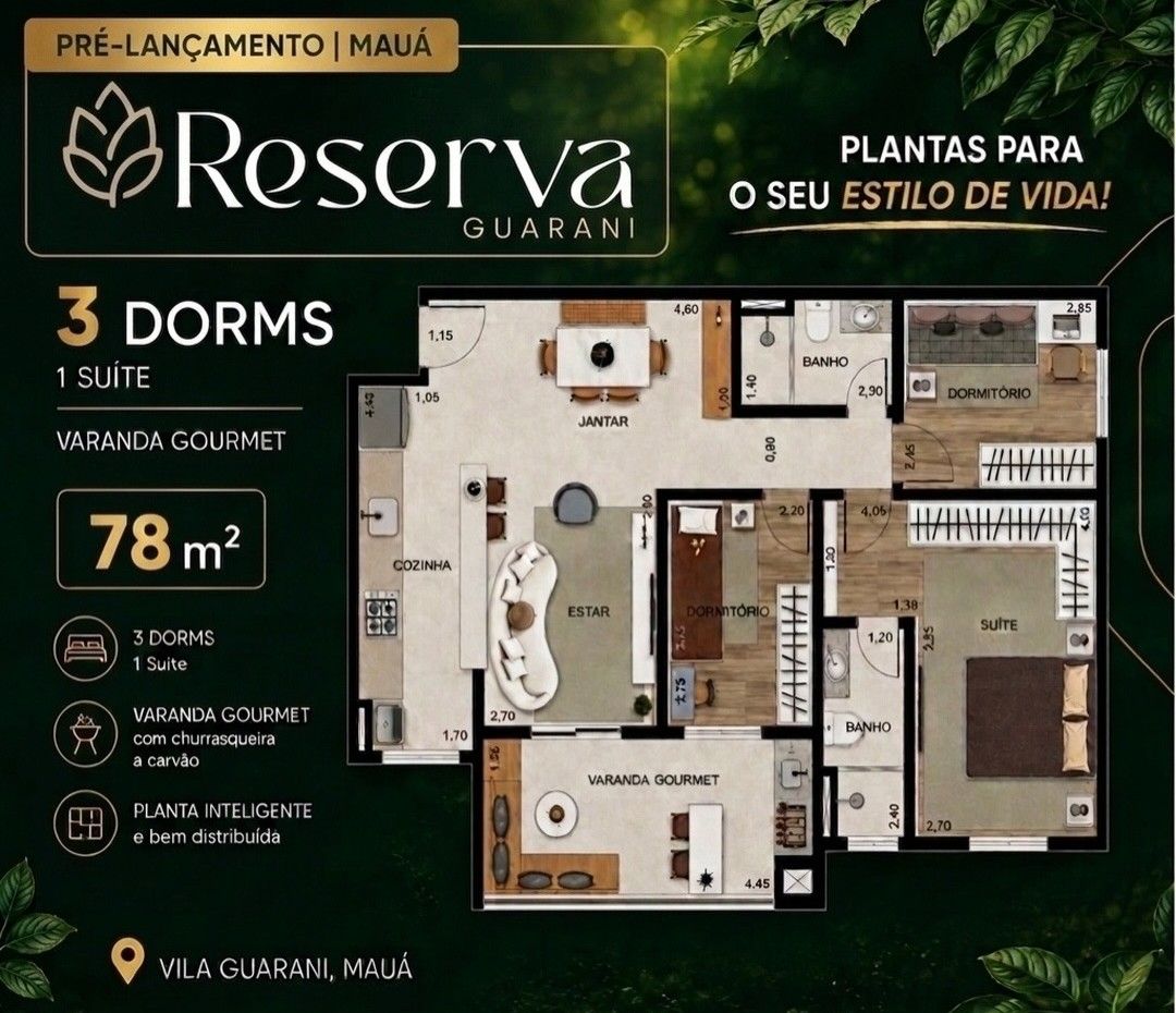 Foto do Imovel na planta 3 quartos em Mauá — miniatura 12